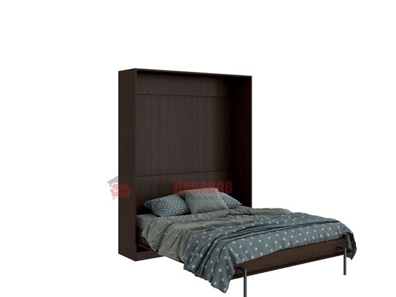 Кровать-шкаф Велена 3, 1600х2000, венге в Ирбите - изображение
