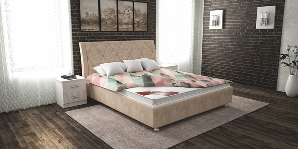 Кровать Верона 120х200 (с основанием) в Ревде - изображение