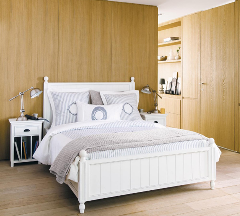 Кровать 2-х спальная Palermo, (PL1016), белый в Первоуральске - изображение