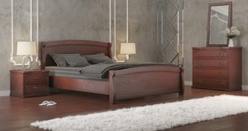 Спальная кровать СВ-Стиль Магнат 160*190 с основанием в Полевском