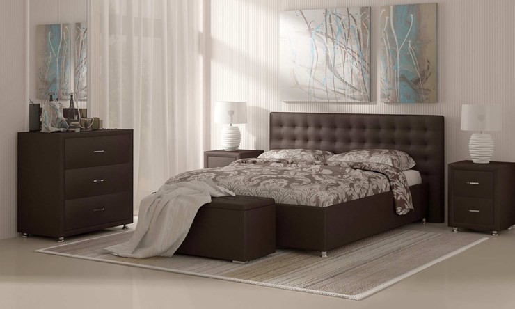 Кровать с подъемным механизмом Siena 140х190 в Екатеринбурге - изображение 1