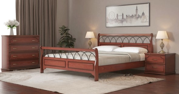 Кровать Роял 160*200 с основанием в Полевском - изображение