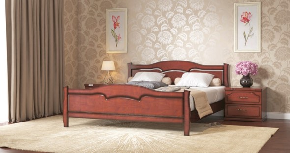 Кровать Лидия 140*200 с основанием в Екатеринбурге - изображение
