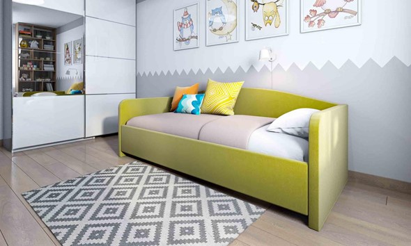 Спальная кровать Uno 80х200 с основанием в Ревде - изображение