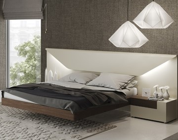 Кровать двуспальная Elena с подсветкой (180x200) в Первоуральске - предосмотр