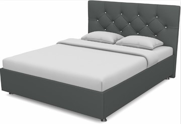 Кровать 1.5-спальная Моника 1400 с основанием (Nitro Grey) в Красноуфимске
