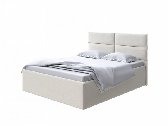 Двухспальная кровать  Clever 200х200 без кроватного основания Жаккард (Tesla Бежевый) в Екатеринбурге - изображение
