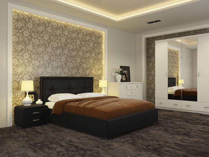 Кровать в спальню Adele размер 160*200 с основанием в Екатеринбурге - изображение 3