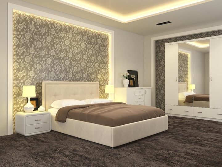 Кровать в спальню Adele размер 160*200 с основанием в Екатеринбурге - изображение 4