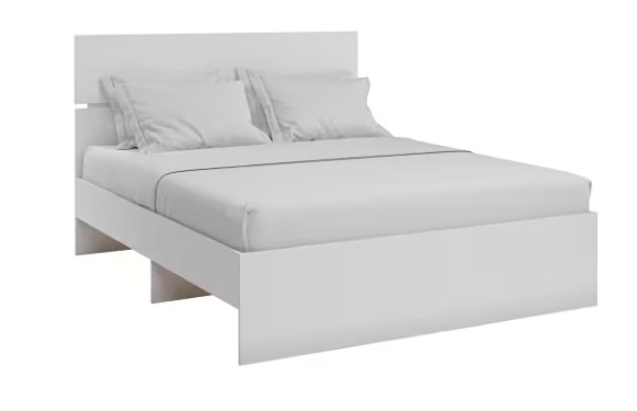 Кровать в спальню Агата М8, 160х200 белая в Екатеринбурге - изображение 2