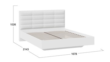 Кровать 2-спальная Агата тип 1 (Белый) в Ревде - предосмотр 2