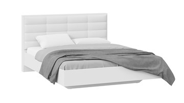 Кровать 2-спальная Агата тип 1 (Белый) в Кушве