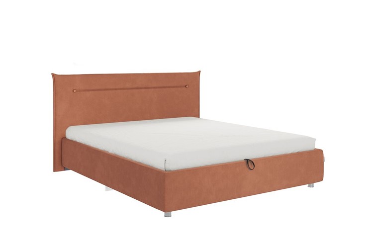Спальная кровать Альба 1.6, персик (велюр) в Каменске-Уральском - изображение 2