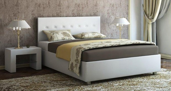 Двуспальная кровать Ameli с ортопедической решеткой 160х200 в Екатеринбурге - изображение 2