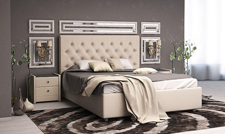 Кровать 2-спальная Beatrice с ортопедической решеткой 160х190 в Екатеринбурге - изображение 1