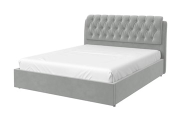 Кровать 2-спальная Белиста 180х200 (Светло-серый) с основанием в Первоуральске