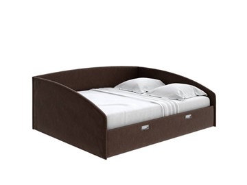 Кровать спальная Bono 160х200, Рогожка (Levis 37 Шоколад) в Асбесте