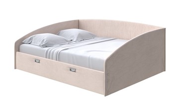 Двуспальная кровать Bono 160х200, Велюр (Ultra Суфле) в Каменске-Уральском