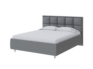 Кровать Chessy 160х200, Рогожка (Savana Grey (серый)) в Ирбите