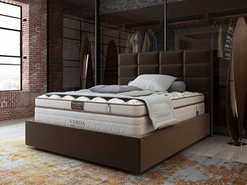 Кровать Chocolate Compact/Island M 160х200, Микровелюр (Manhattan Лесной каштан) в Артемовском