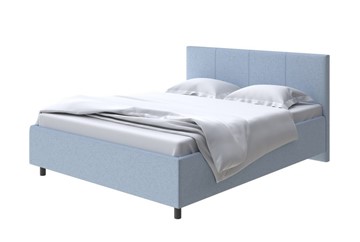 Кровать в спальню Como (Veda) 3 160х200, Велюр (Scandi Cotton 21 Китайский Голубой) в Екатеринбурге