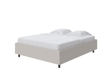 Двуспальная кровать Como (Veda) Base 1 140x200, Рогожка (Savana Milk) в Ревде