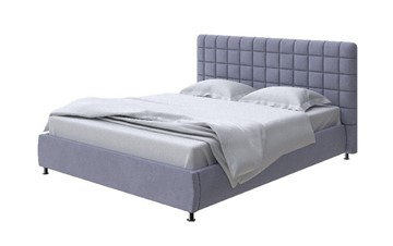 Двуспальная кровать Corso-3 140x200, Велюр (Casa Благородный серый) в Кушве