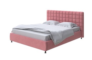 Кровать в спальню Corso-3 140x200, Велюр (Ultra Ягодный сорбет) в Кушве