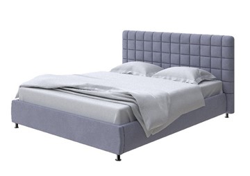 Кровать спальная Corso-3 160х200, Велюр (Casa Благородный серый) в Кушве