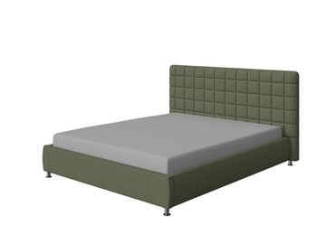 Спальная кровать Corso-3 160х200, Искусственная шерсть (Лама Авокадо) в Екатеринбурге - предосмотр