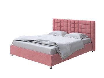 Двуспальная кровать Corso-3 160х200, Велюр (Ultra Ягодный сорбет) в Первоуральске