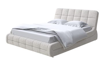 Кровать спальная Corso-6 140x200, Рогожка (Levis 12 Лён) в Ирбите