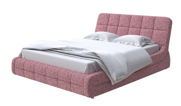 Кровать в спальню Corso-6 140x200, Рогожка (Levis 62 Розовый) в Кушве