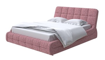 Двуспальная кровать Corso-6 160х200, Рогожка (Levis 62 Розовый) в Екатеринбурге - предосмотр