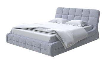 Кровать спальная Corso-6 160х200, Рогожка (Levis 83 Светло-Серый) в Кушве