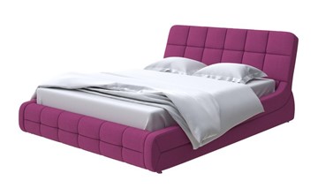 Кровать спальная Corso-6 160х200, Рогожка (Savana Berry) в Первоуральске