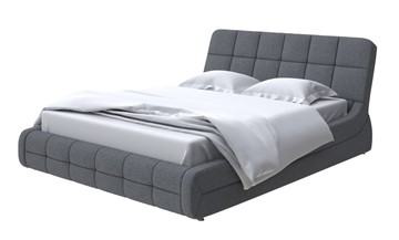 Двуспальная кровать Corso-6 160х200, Рогожка (Savana Grey) в Каменске-Уральском