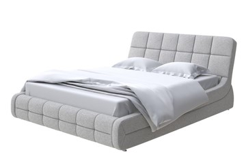 Кровать 2-спальная Corso-6 180х200, Искусственная шерсть (Лама Светло-серый) в Первоуральске