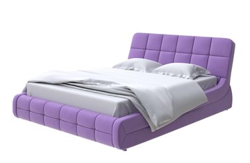 Двуспальная кровать Corso-6 180х200, Велюр (Forest 741 Светло-фиолетовый) в Екатеринбурге
