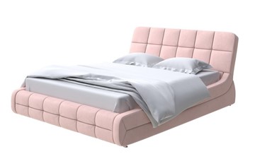 Кровать 2-х спальная Corso-6 180х200, Велюр (Ultra Розовый мусс) в Екатеринбурге