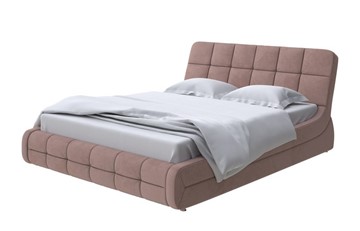 Спальная кровать Corso-6 200х200, Велюр (Ultra Горячий шоколад) в Богдановиче