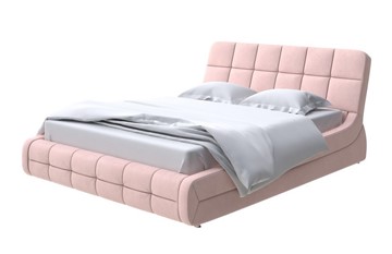 Кровать 2-х спальная Corso-6 200х200, Велюр (Ultra Розовый мусс) в Екатеринбурге