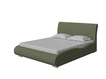 Кровать двуспальная Corso-8 Lite 140x200, Искусственная шерсть (Лама Авокадо) в Артемовском