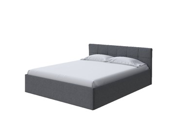 Кровать Domo Plus 160х200, Рогожка (Savana Grey (серый)) в Первоуральске