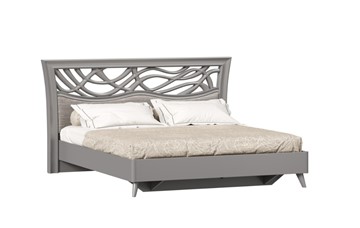 Кровать спальная Джулия 1800 с кроватным основанием, Оникс Серый в Первоуральске