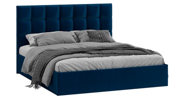 Двуспальная кровать Эмбер тип 1 (Велюр Confetti Blue) в Артемовском