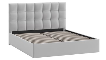 Кровать двуспальная Эмбер тип 1 (Велюр Confetti Silver) в Первоуральске - предосмотр 1