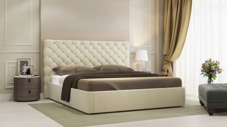 Кровать 2-спальная Эстель размер 160*200 с основанием в Екатеринбурге - изображение 6