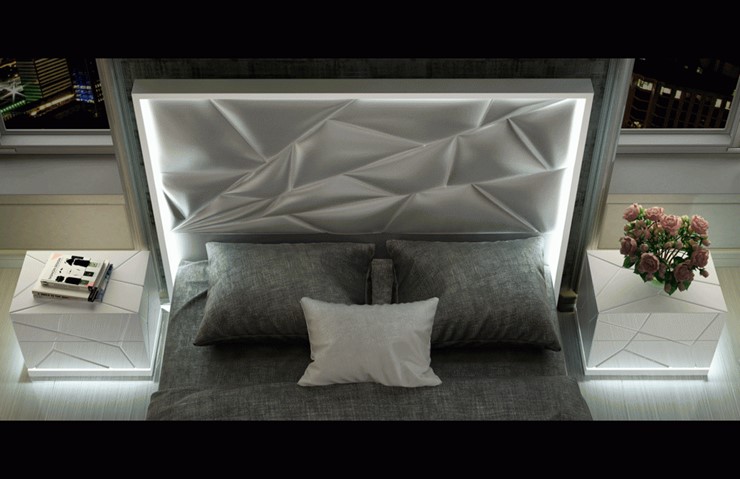 Кровать FRANCO KIU 1242 с LED подсветкой изголовья (180х200) в Кушве - изображение 8