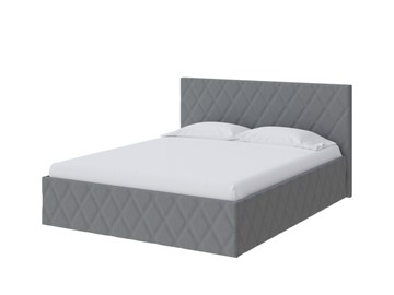Кровать двуспальная Fresco 140х200, Рогожка (Savana Grey (серый)) в Ирбите
